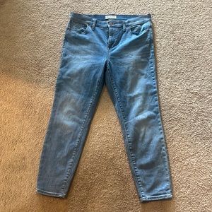 Madewell high riser crop jeans size 32